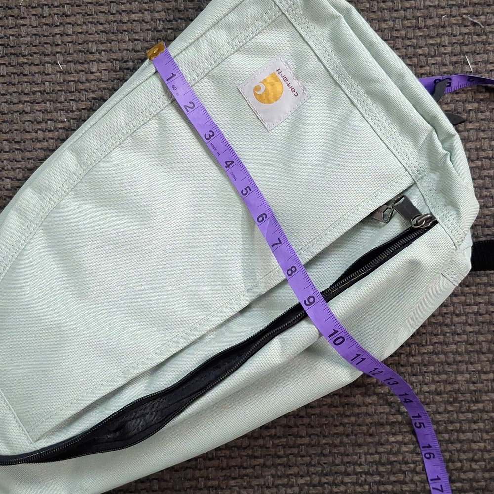 Carhartt  Turquoise Canvas Sling Bag - Picture 11 of 12